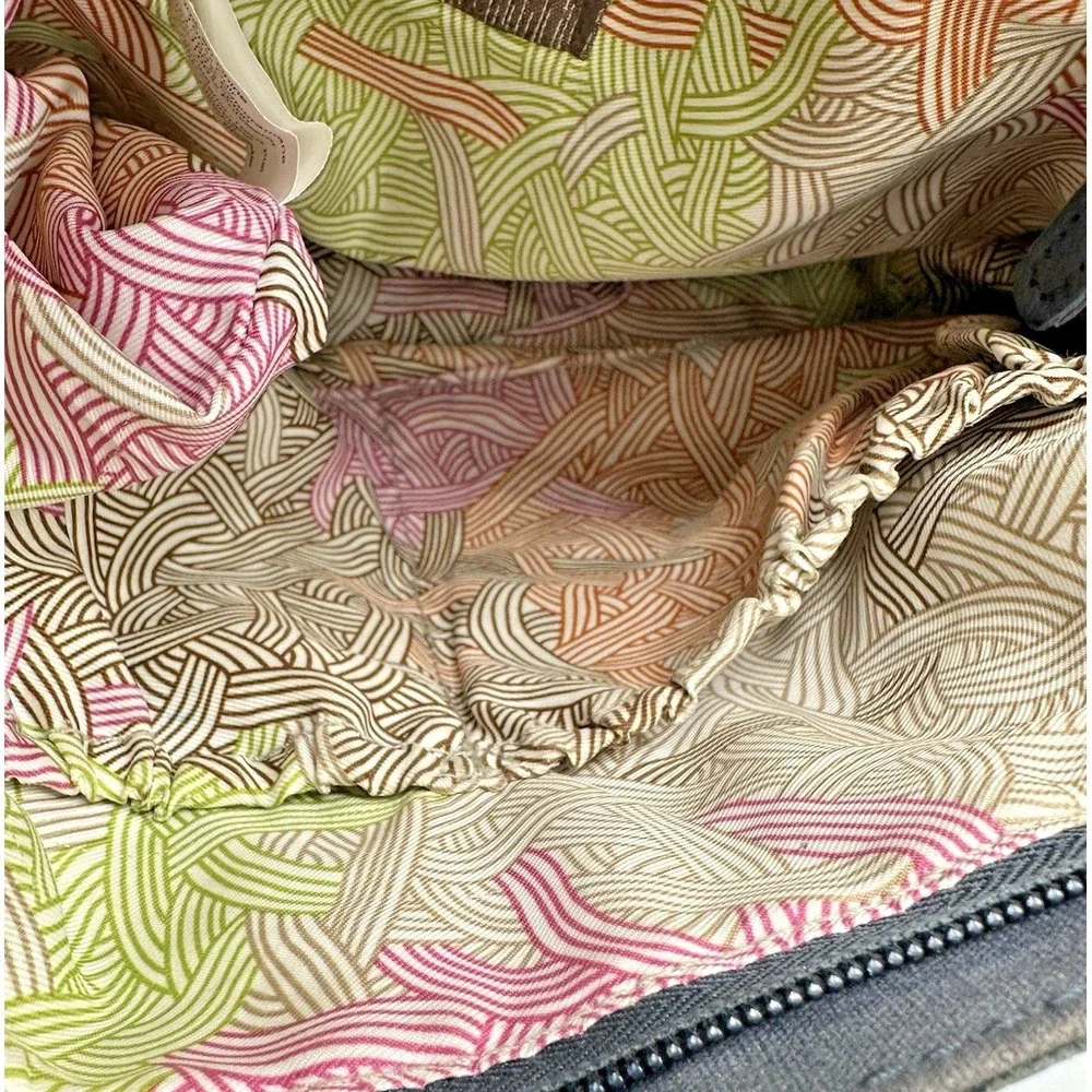 The Sak Black Leather Demi Shoulder Bag‎ Braided Strap Intricate metal design